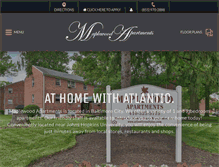 Tablet Screenshot of maplewood-apts.com